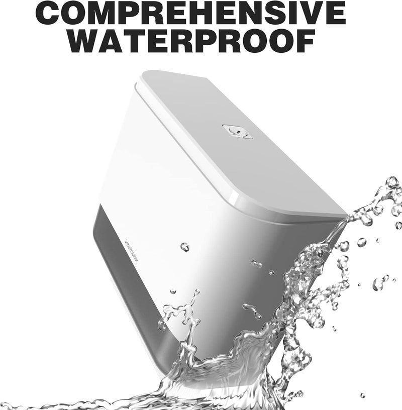 interhasa! ! Commercial Paper Towel Dispenser Wall Mounted, Adhesive Multifold Trifold c Fold Paper Towel Dispenser for Bathroom 10.8" L x 3.5" W x 8" H - Image 2